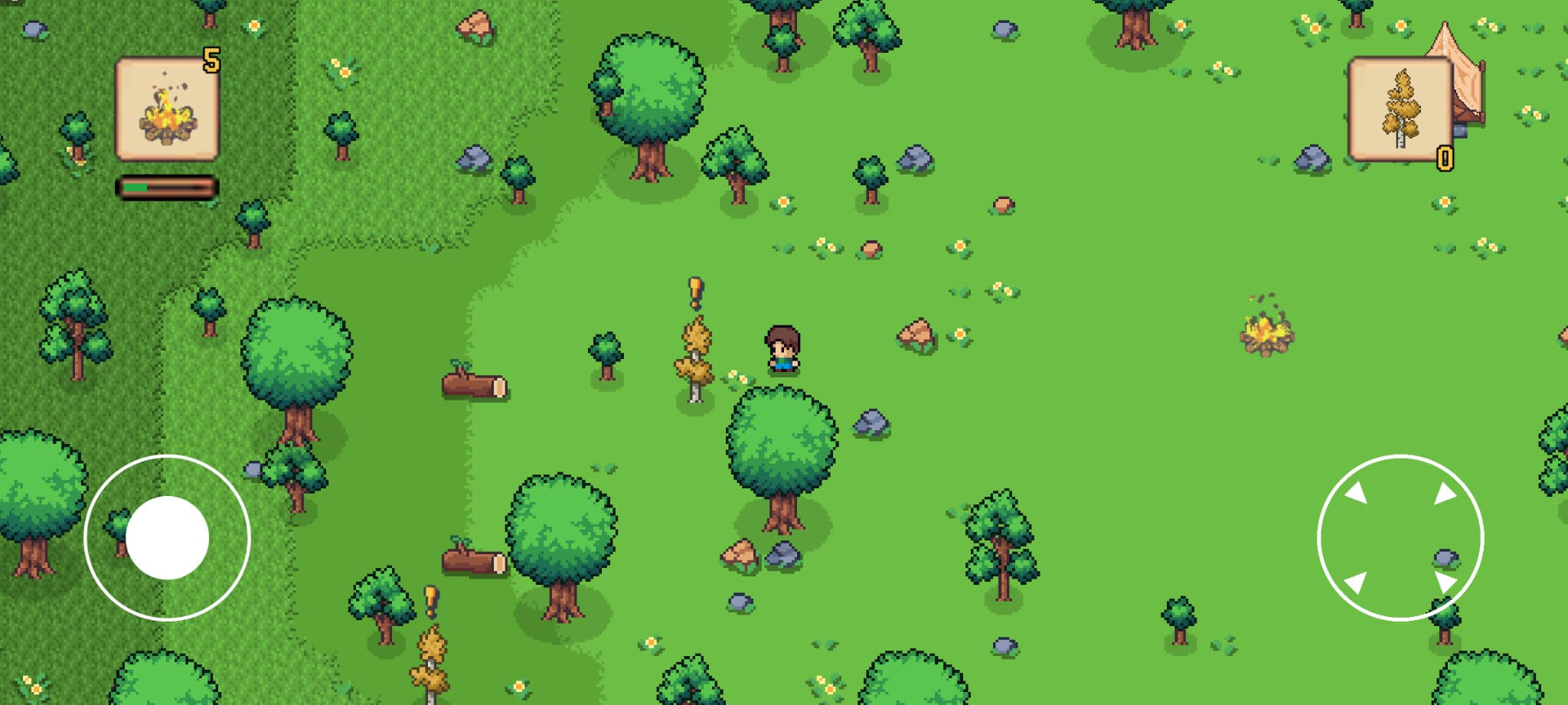 Collect leaves through personalized sensorimotor affirmations.